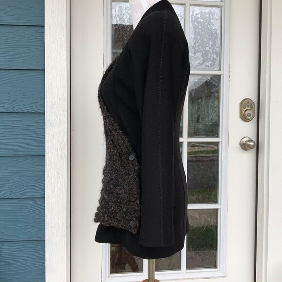 Vintage Y2K O k W  Wool/Viscose Blend Power Jacket - Picture 5 of 8